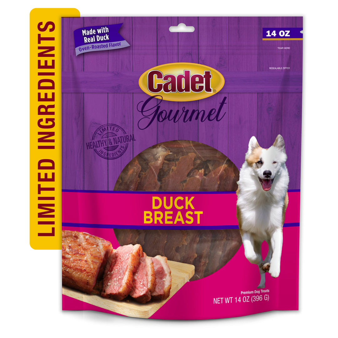 Cadet Gourmet Duck Breast Treats for Dogs 14 Ounce