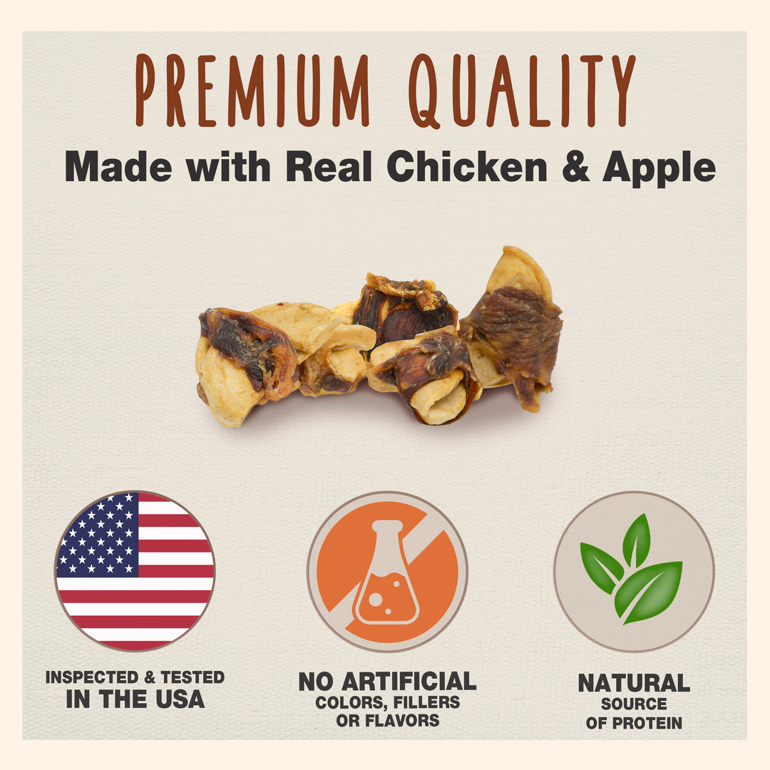 Cadet Gourmet Chicken &amp; Apple Wrapped Dog Treats 28 Ounce