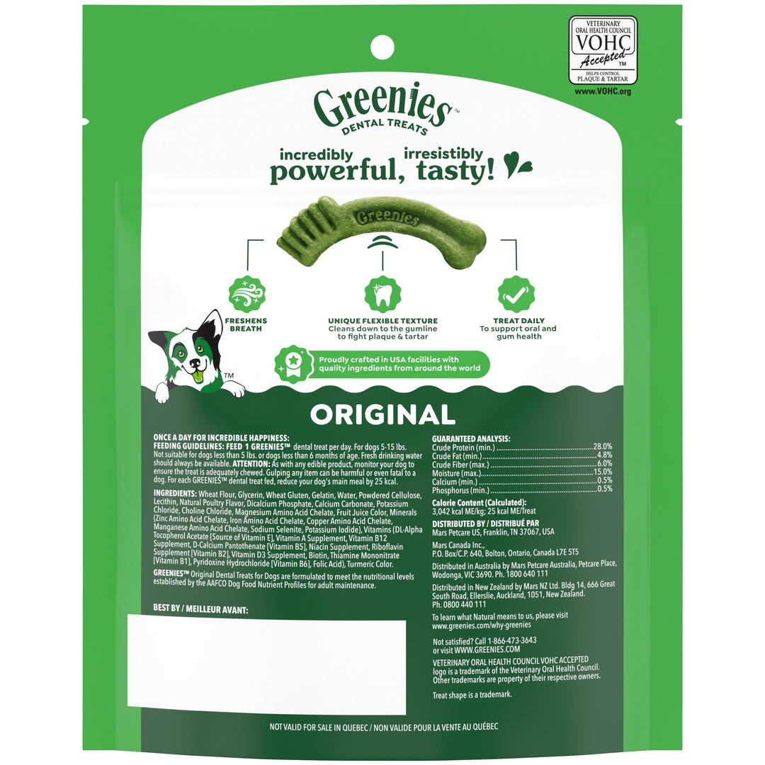 Greenies 6oz Bag Dog Treats Size Teenie