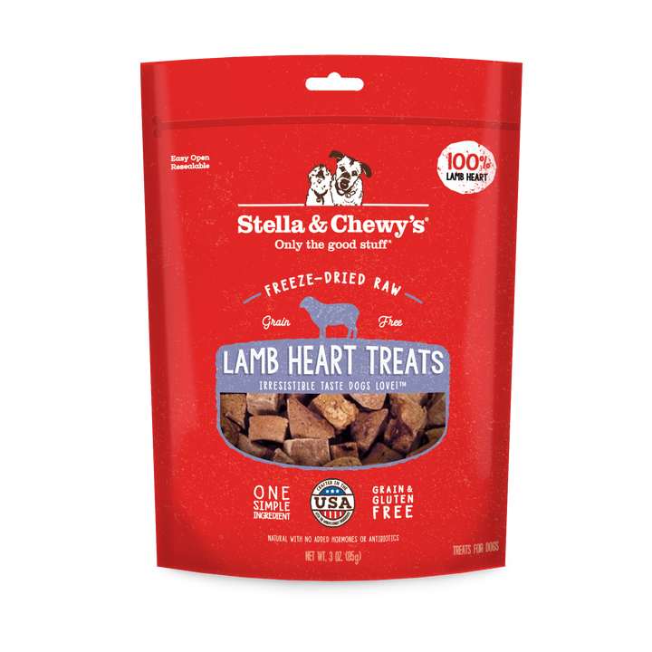 Single Ingredient Treats Lamb Heart - 3 oz