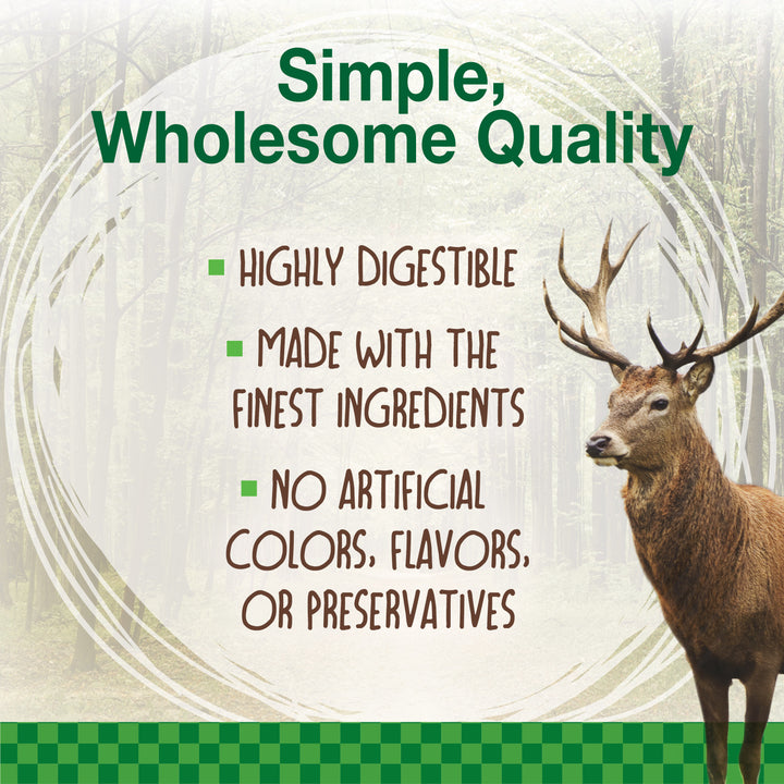 Nylabone Healthy Edibles WILD All-Natural Long Lasting Antler Chew Treats Venison Large (2 Count)