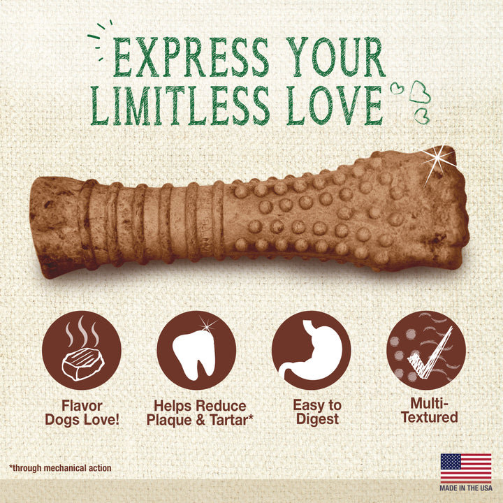 Nylabone Nutri Dent Filet Mignon Flavored Dental Dog Chew Treats X-Large (1 Count)