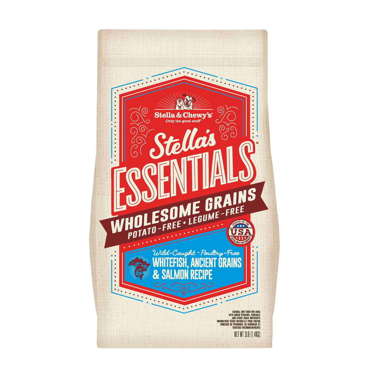 Stella's Essentials Whitefish & Salmon - 3 lb