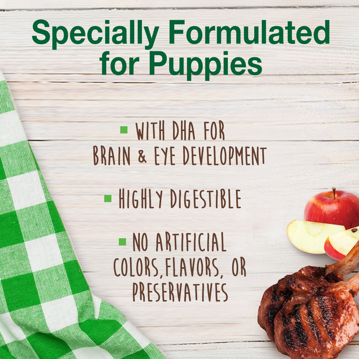 Nylabone Healthy Edibles All-Natural Long Lasting Puppy Chew Treats Lamb &amp; Apple X-Large (1 Count)