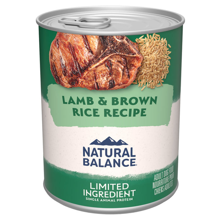 Natural Balance LID Lamb &amp; Brown Rice 13oz can
