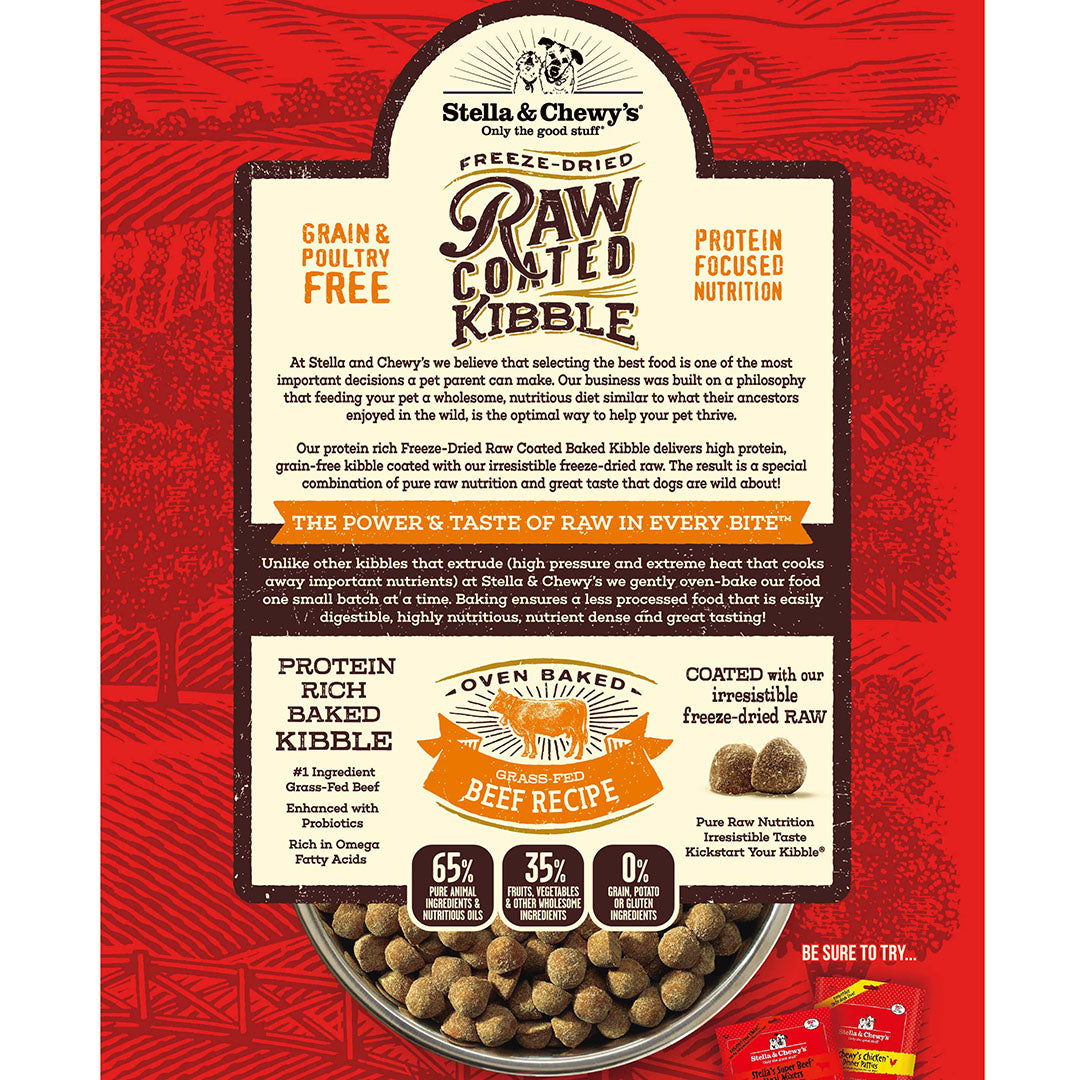 Kibble Raw Coated Beef - 10 lb