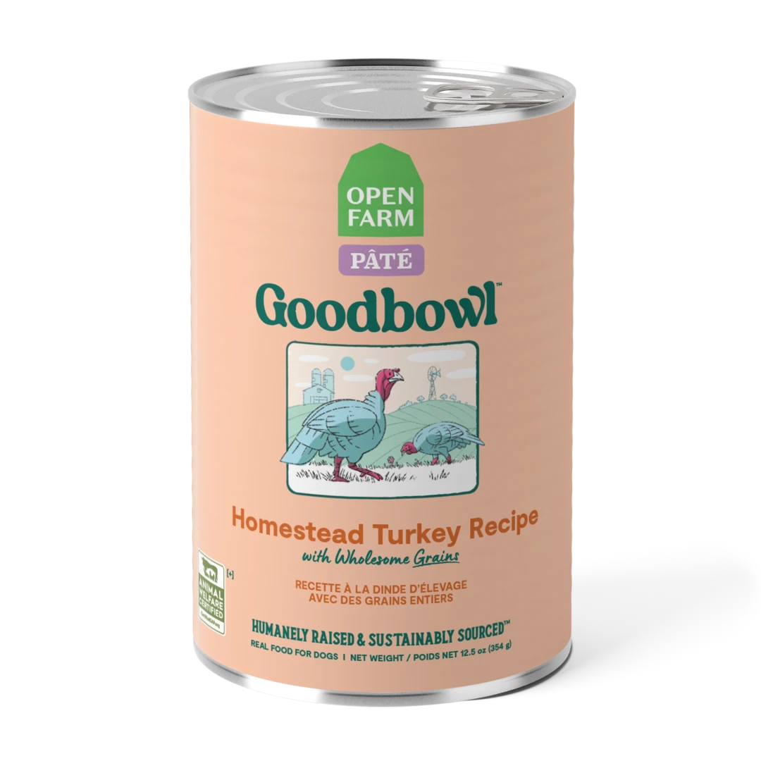 Open Farm Dog Can Goodbowl Homestead Turkey 12.5 oz