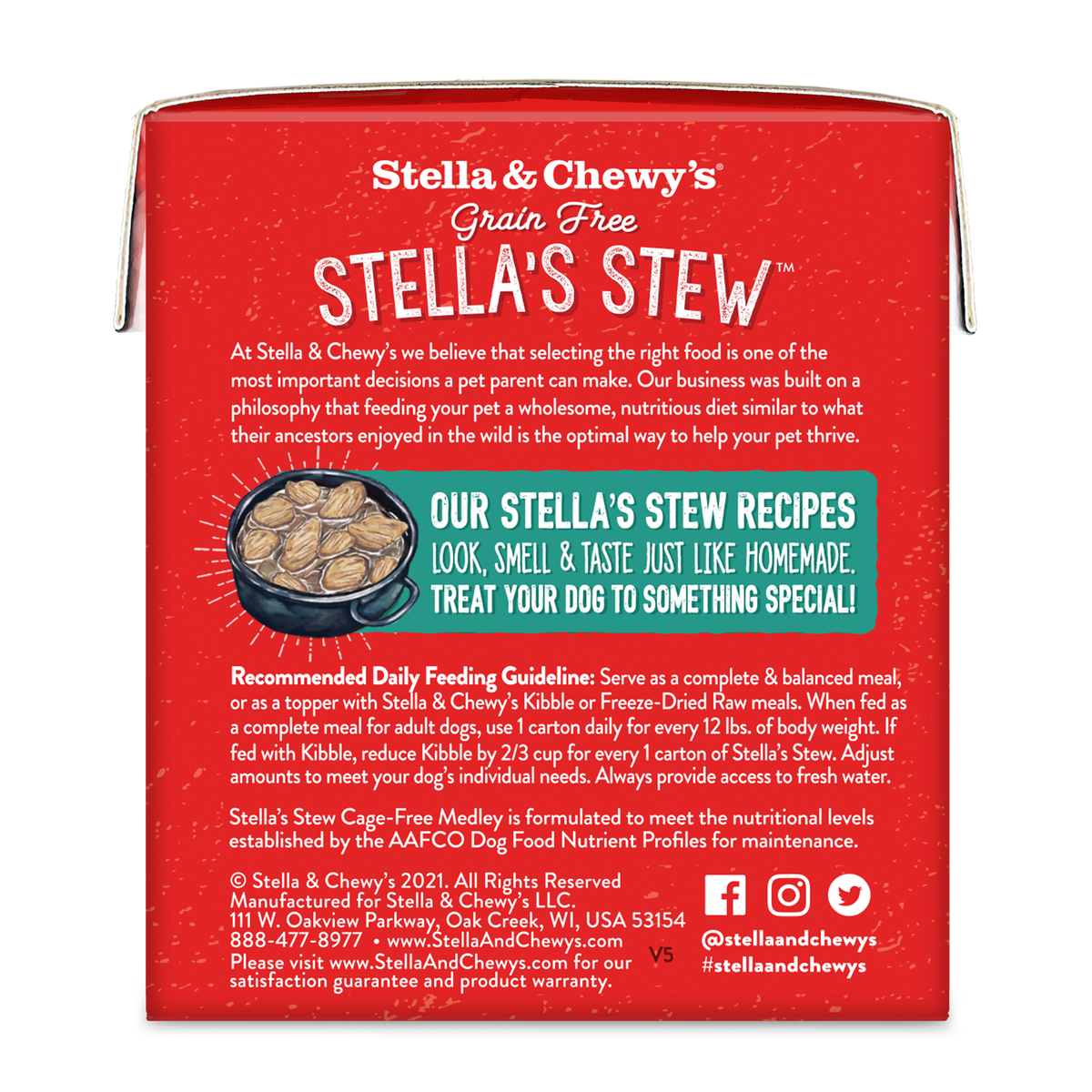 Stella's Stew Cage Free Medley - 11 oz