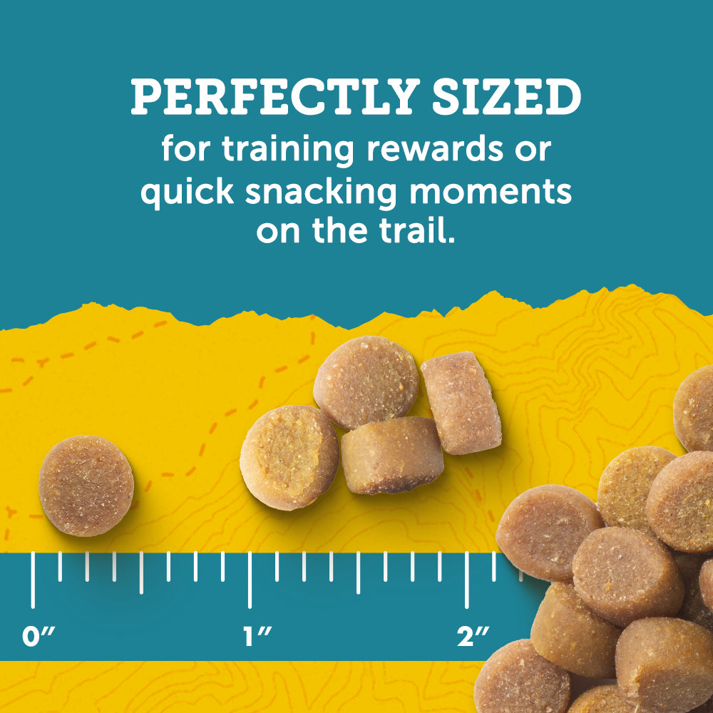 Zukes Puppy Naturals Pork and Chickpea Puppy Treat 5 oz unpacked