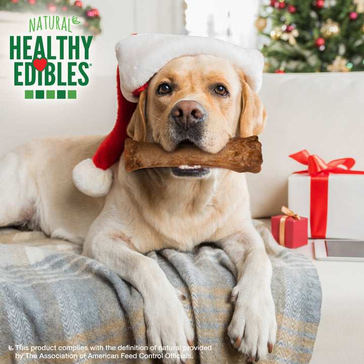 Nylabone Healthy Edibles All-Natural Long Lasting Chew Treats Bacon X-Large/Souper - 50+ lbs. (1 Count)