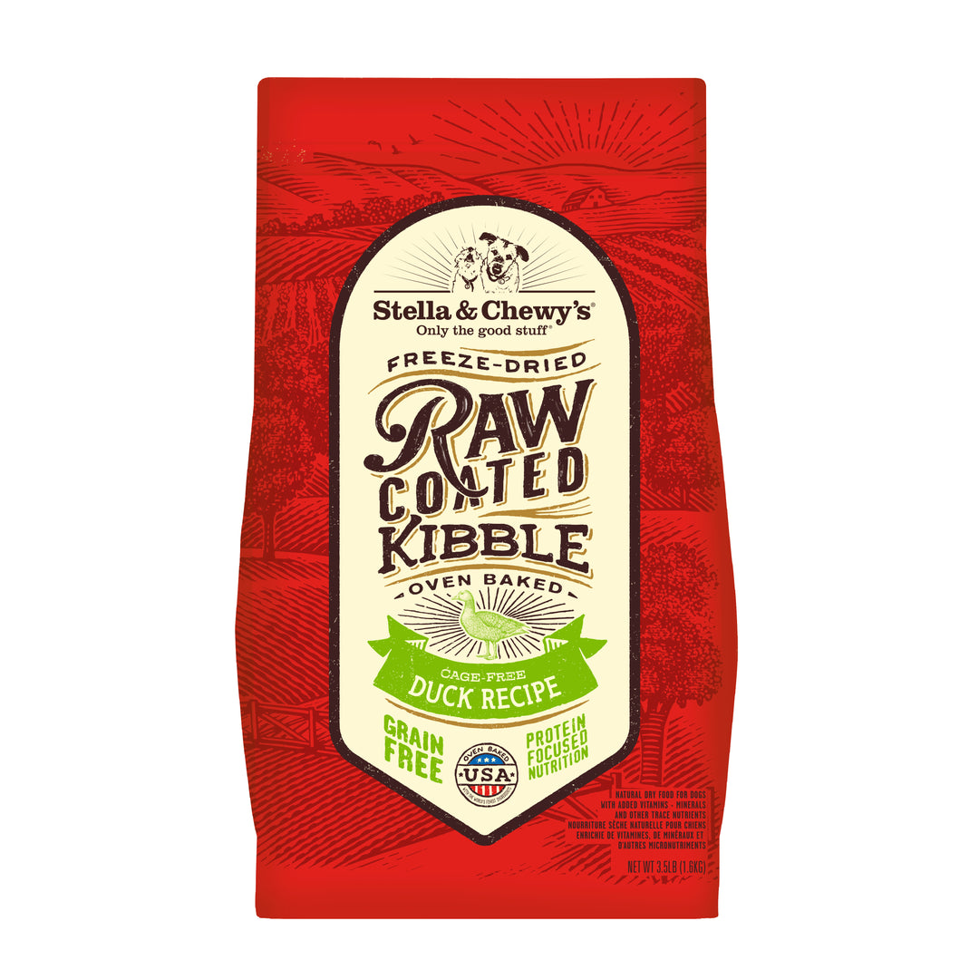 Kibble Raw Coated Duck - 3.5 lb