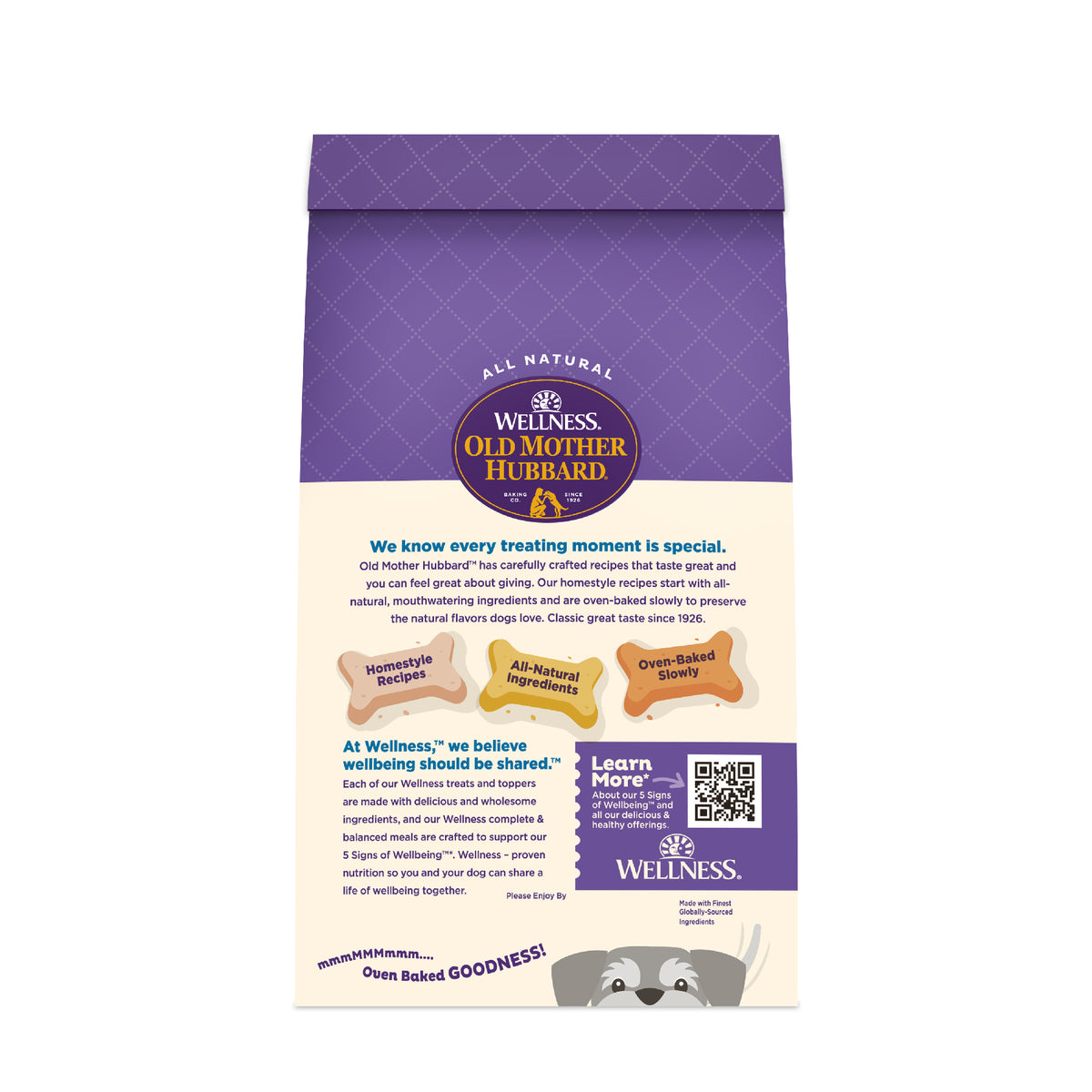 Wellness Old Mother Hubbard Original Mix Dog Biscuits, Natural, Training Treats, Four Flavors, Mini Size, (20 Ounce Bag)