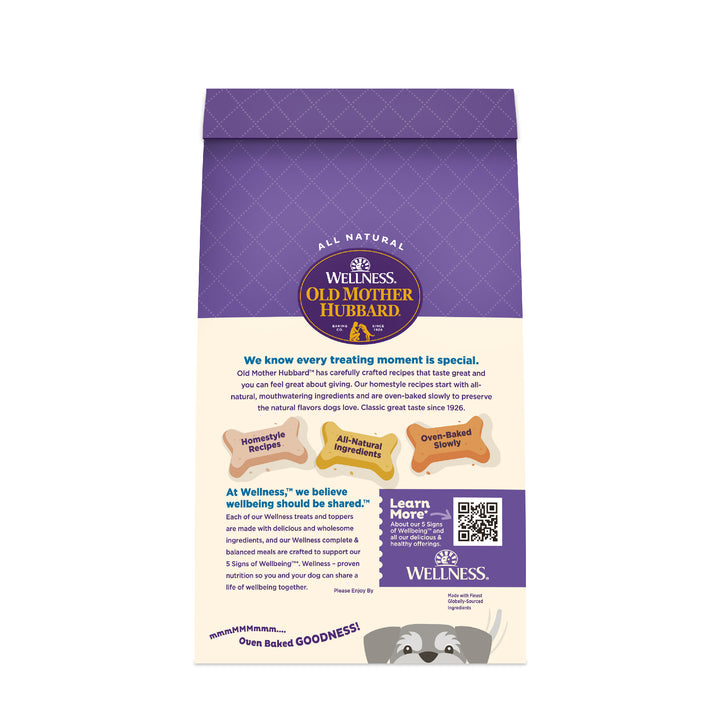 Wellness Old Mother Hubbard Original Mix Dog Biscuits, Natural, Training Treats, Four Flavors, Mini Size, (20 Ounce Bag)