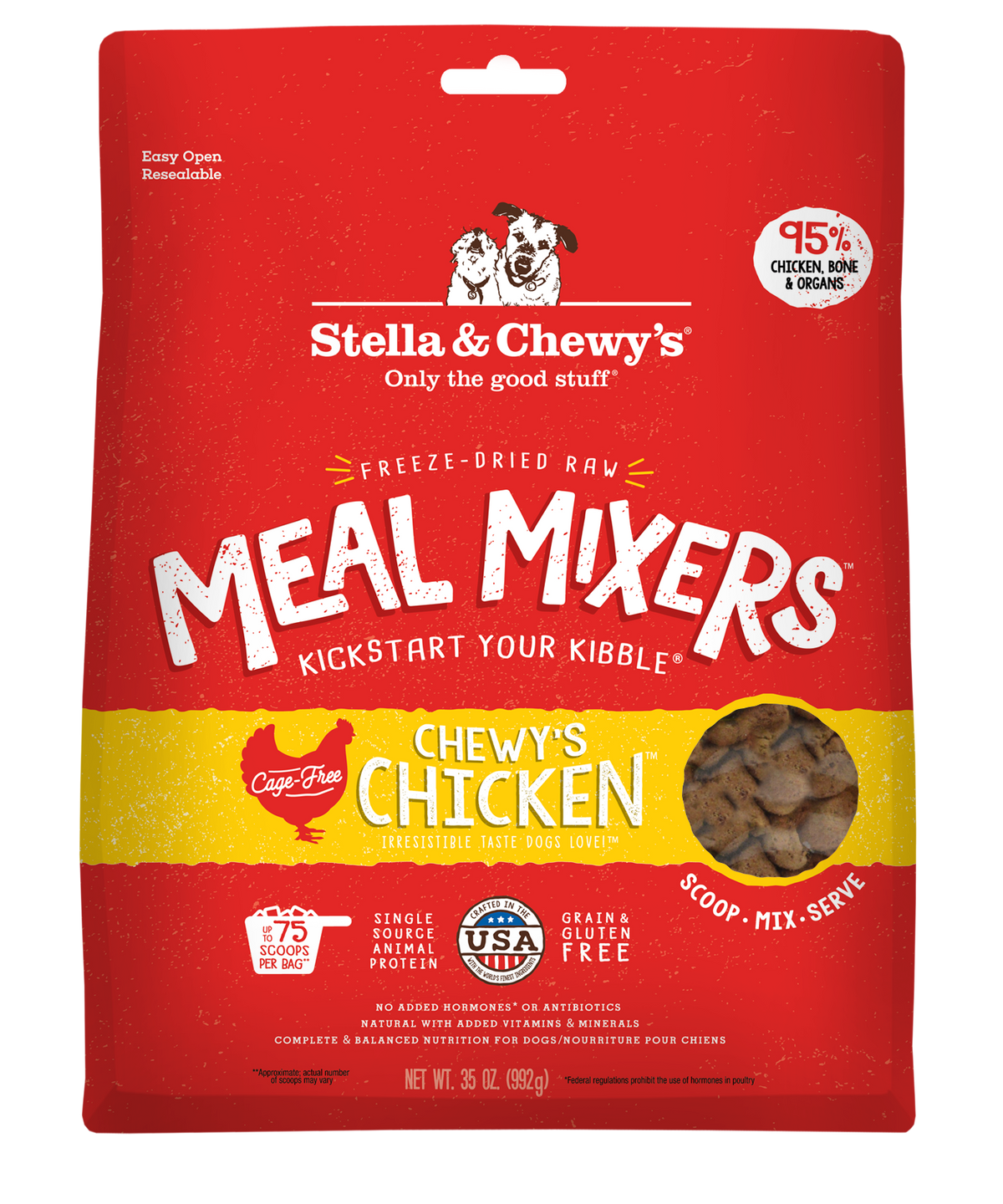 Freeze-Dried Chewy's Chicken Meal Mixers - 35 oz