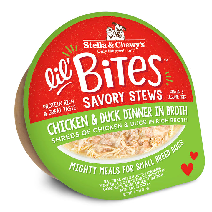 Lil Bites Savory Stews Chicken &amp; Duck Dinner in Broth - 2.7 oz