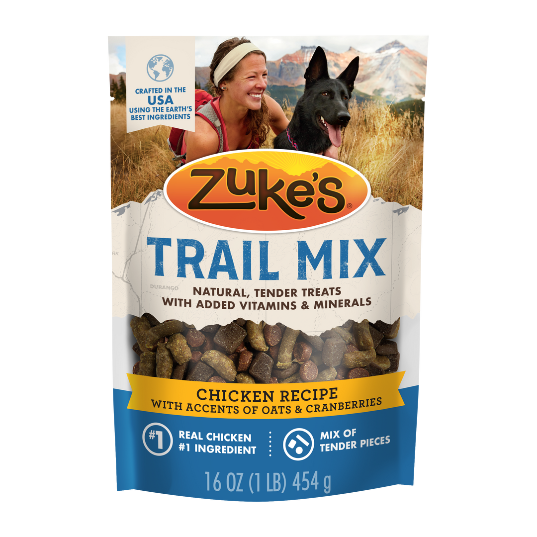 Zukes Trail Mix Chicken Dog Treats 16 oz