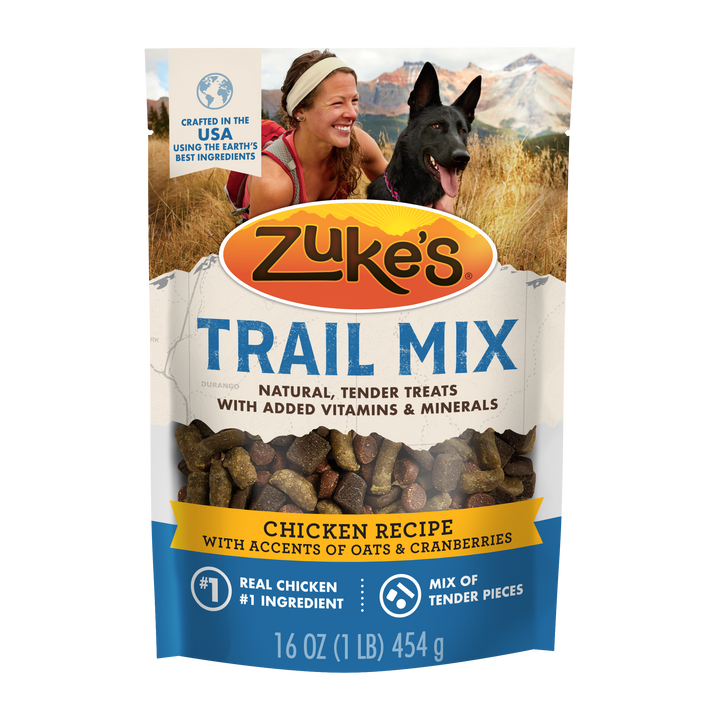 Zukes Trail Mix Chicken Dog Treats 16 oz