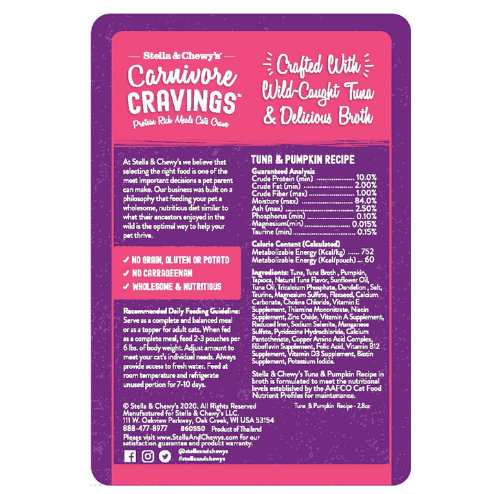 Carnivore Cravings Tuna &amp; Pumpkin - 2.8 oz