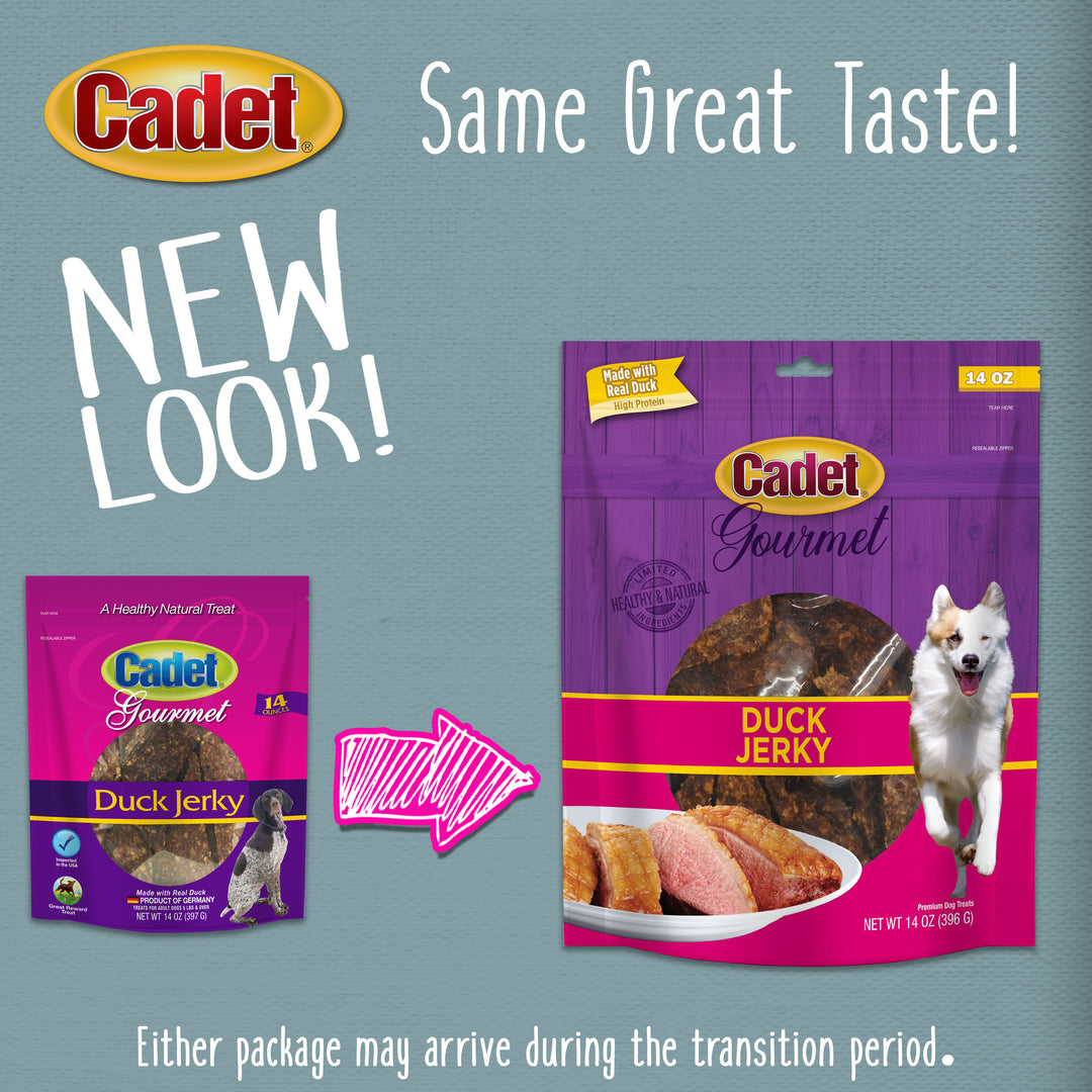 Cadet Gourmet Duck Jerky for Dogs 14 Ounce (1 Count)