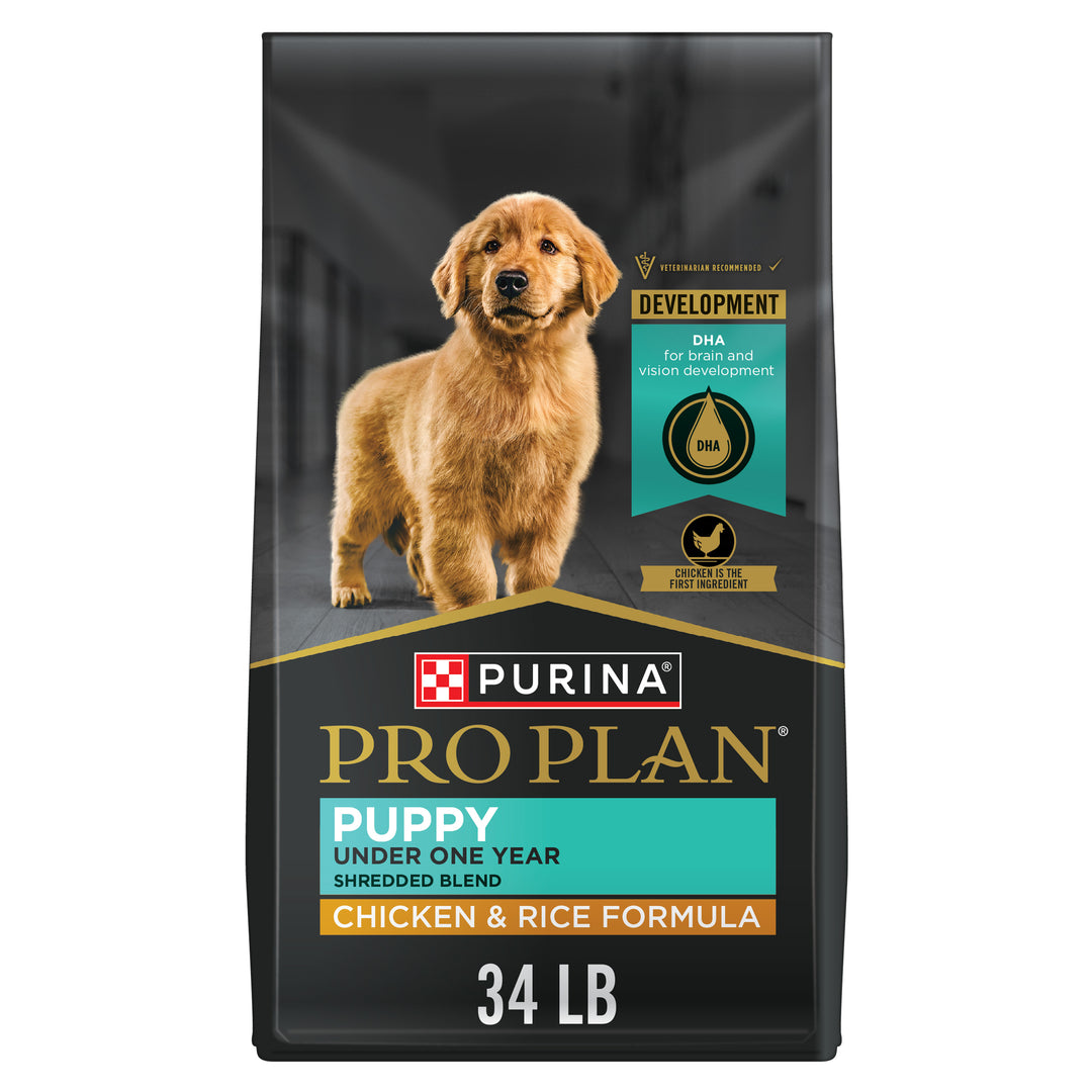Pro Plan Shredded Blend Puppy Chicken And Rice 34 Lb