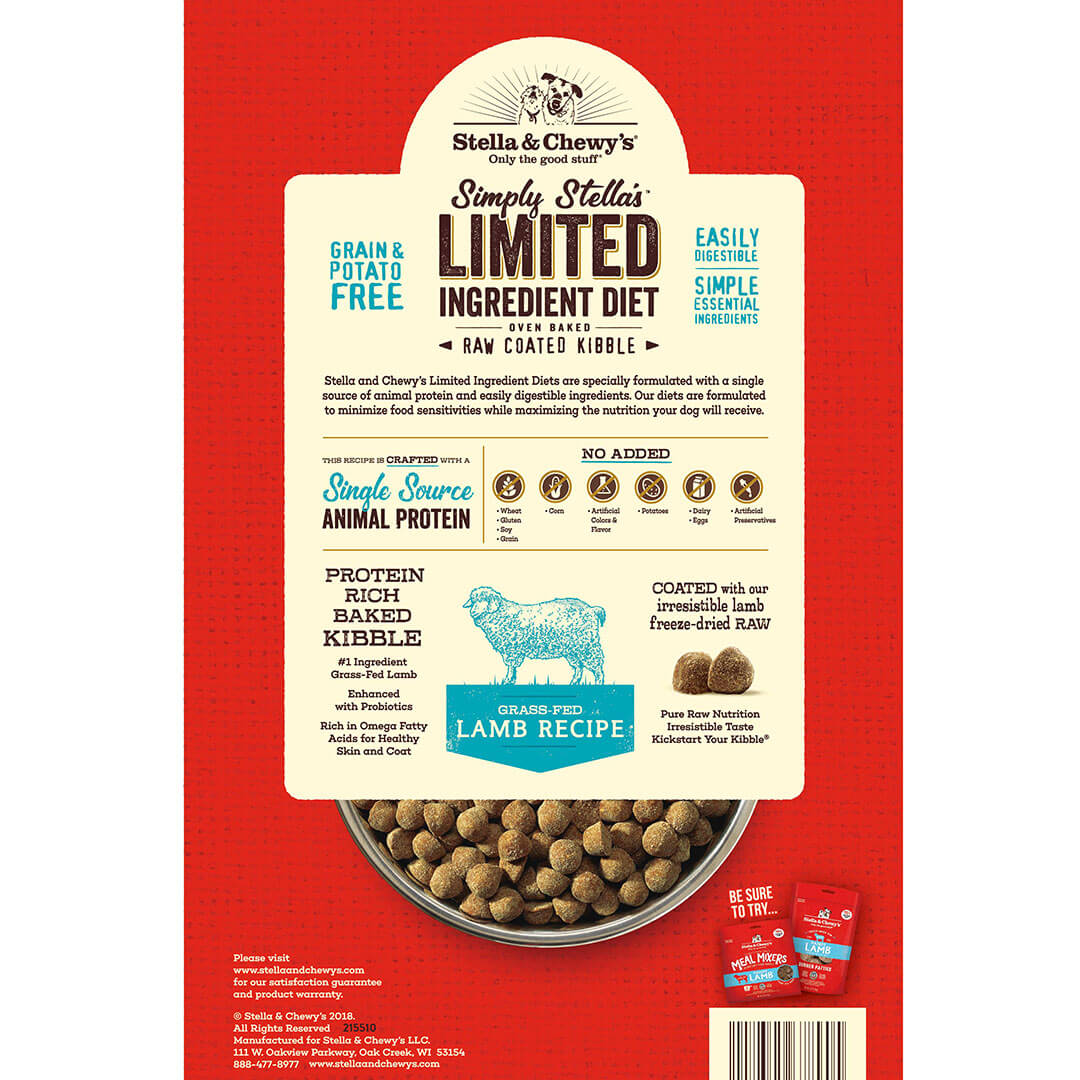 Kibble Raw Coated Lamb - 3.5 lb