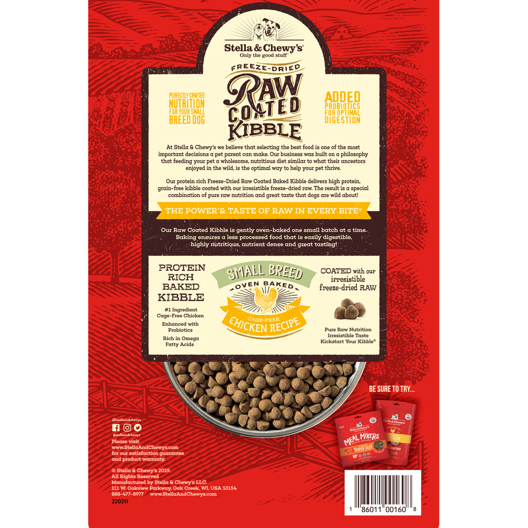 Kibble Raw Coated Chicken Small Breed - 3.5 lb