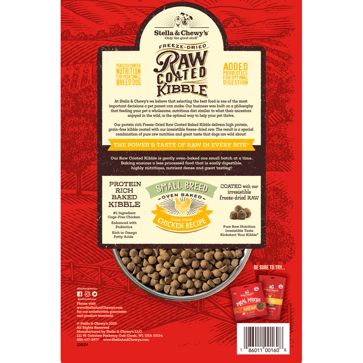 Kibble Raw Coated Chicken Small Breed - 3.5 lb