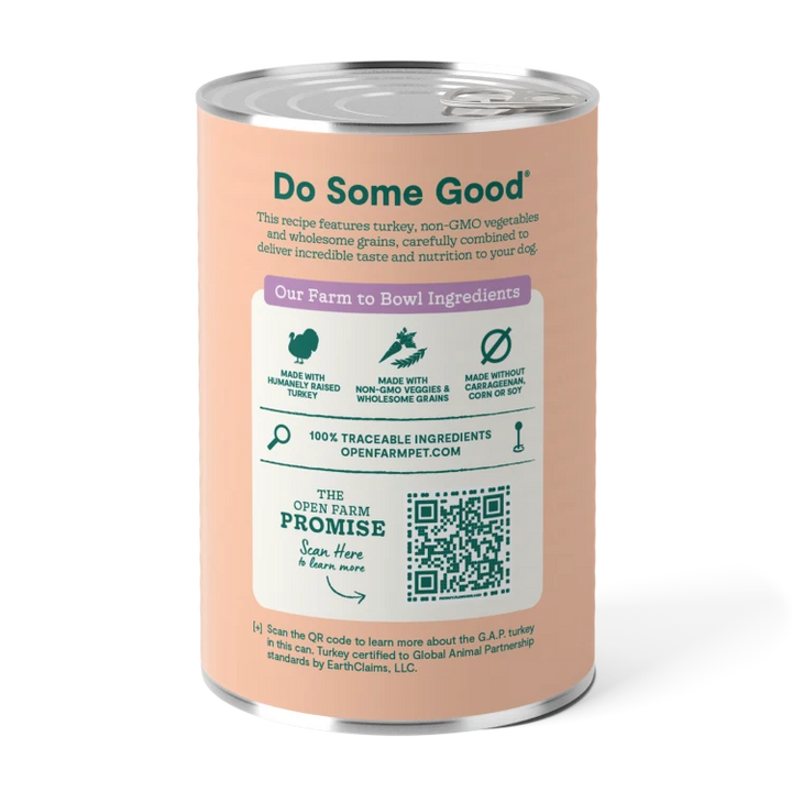 Open Farm Dog Can Goodbowl Homestead Turkey 12.5 oz