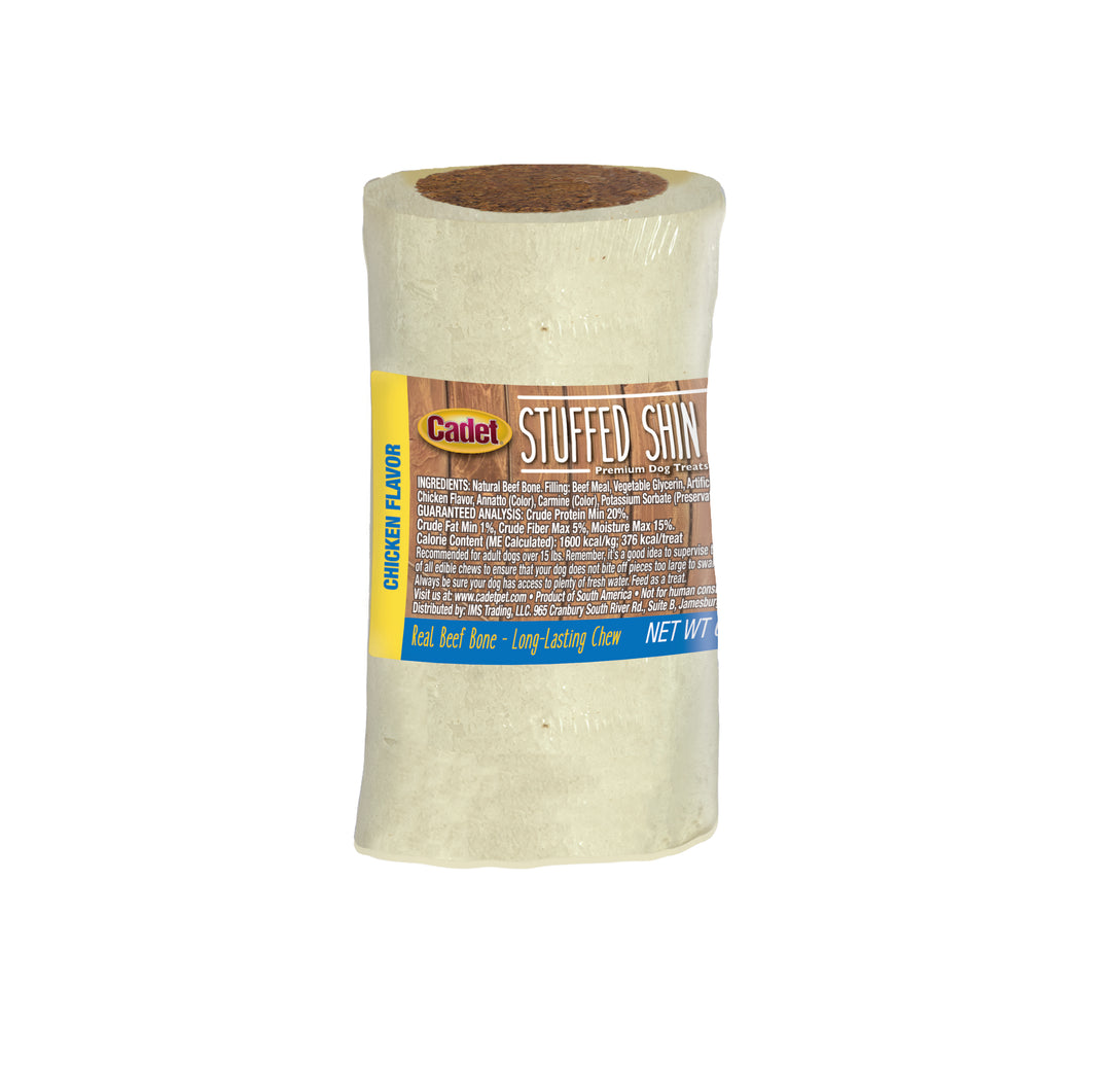 Cadet Stuffed Shin Bones for Dogs Chicken Small (1 Count)