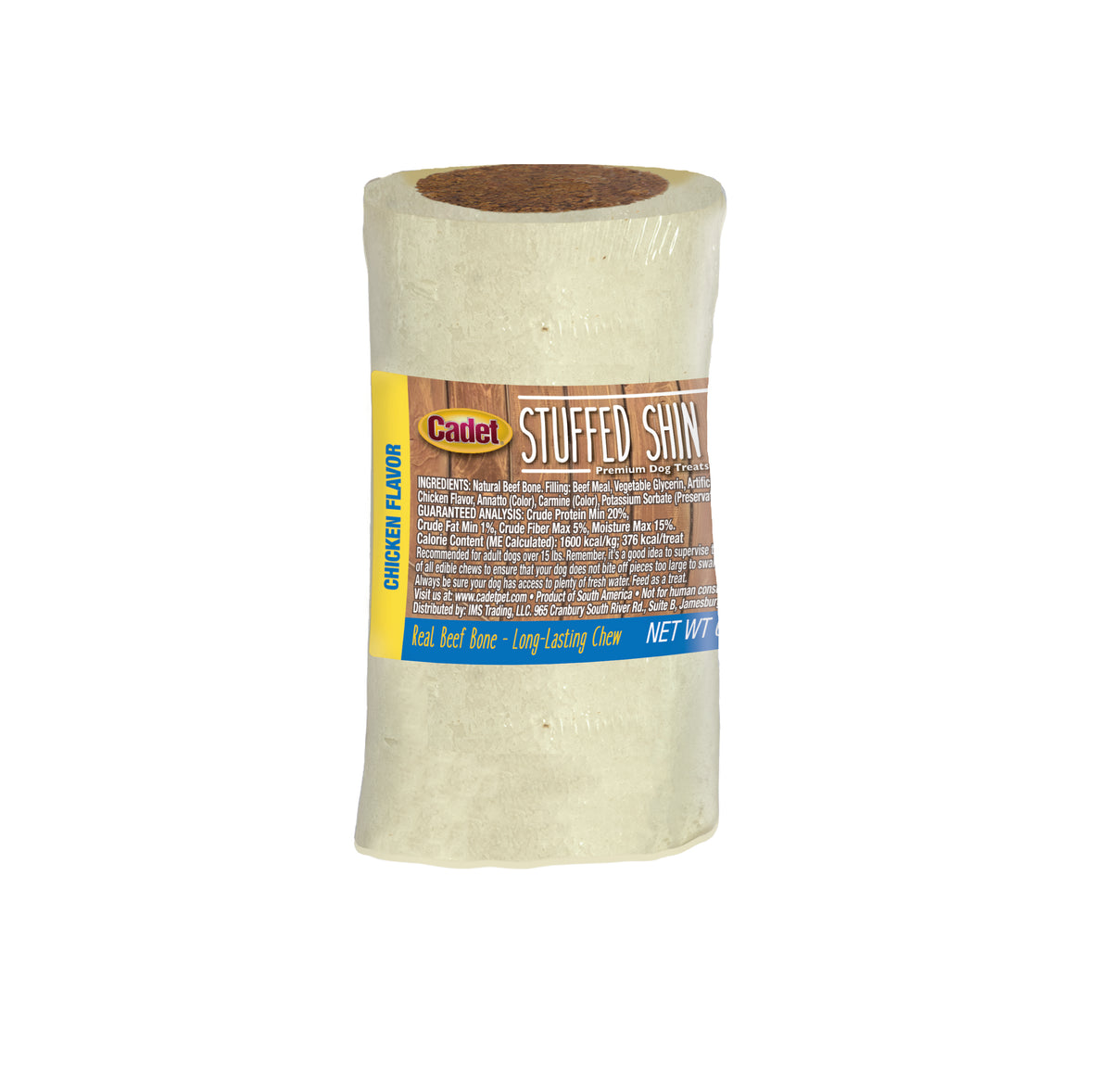 Cadet Stuffed Shin Bones for Dogs Chicken Small (1 Count)
