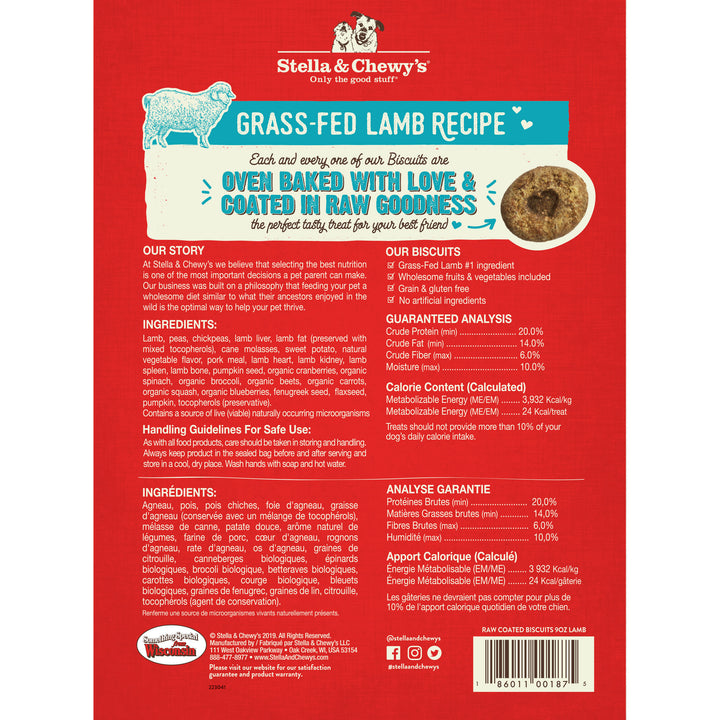 Raw Coated Biscuits Lamb - 9 oz