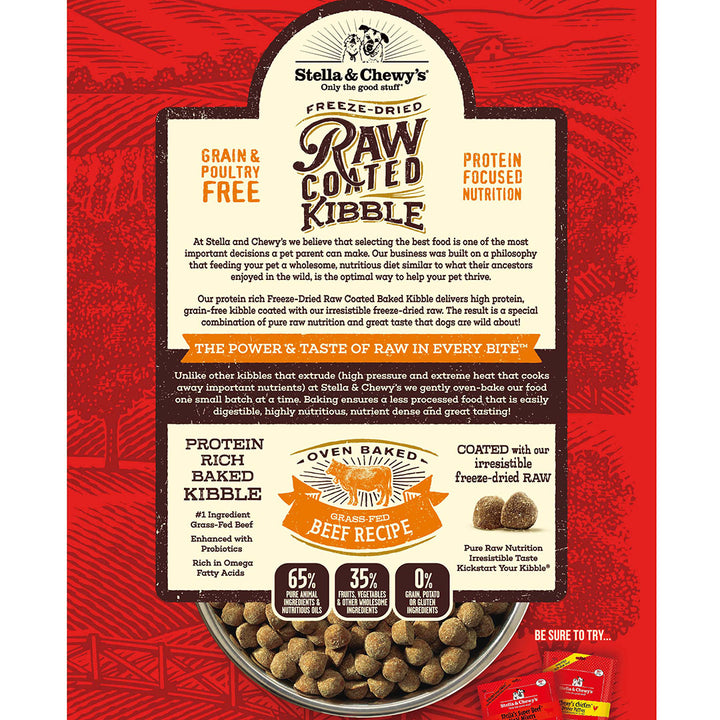 Kibble Raw Coated Beef - 22 lb