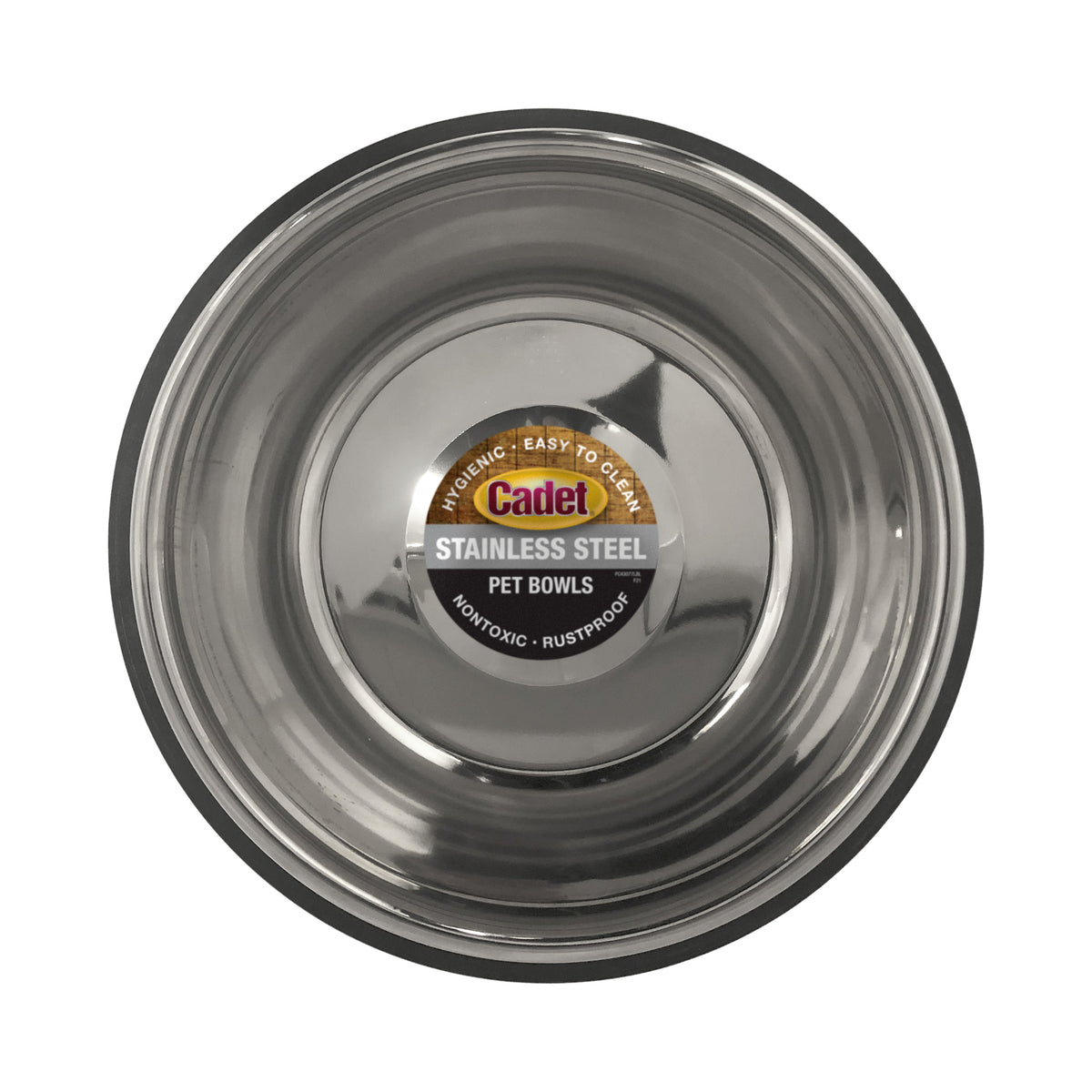 Cadet Stainless Steel No Spill Dog Bowls 64 Ounce