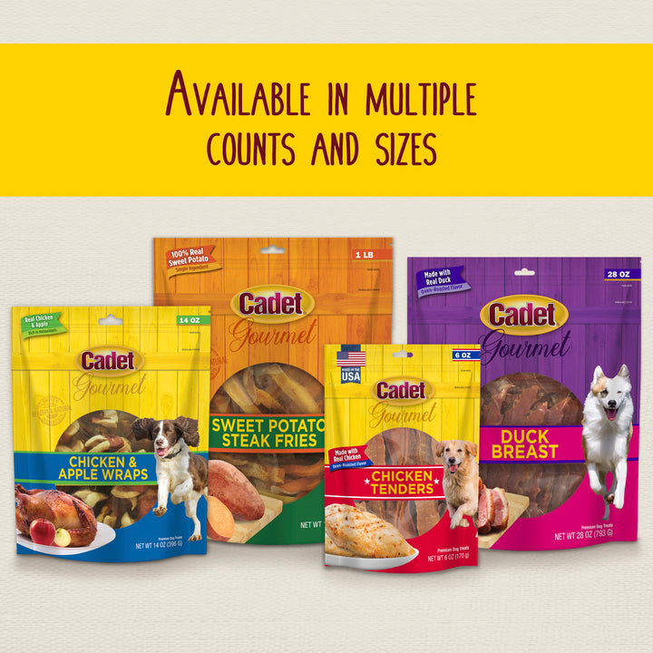Cadet Gourmet Duck Breast Treats for Dogs 3 Ounce