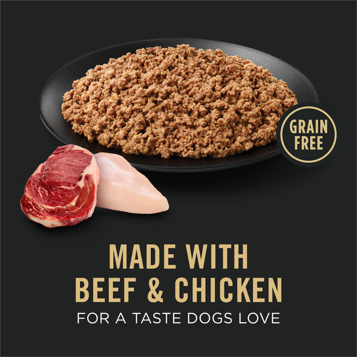 Pro Plan Complete Essentials Grain Free Classic Beef Chicken Dog 13 oz unpacked