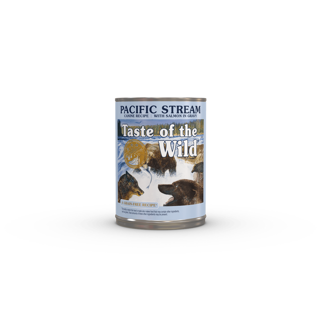 Taste of the Wild Pacific Stream with Salmon in Gravy Grain Free Wet Dog Food 13.2 oz