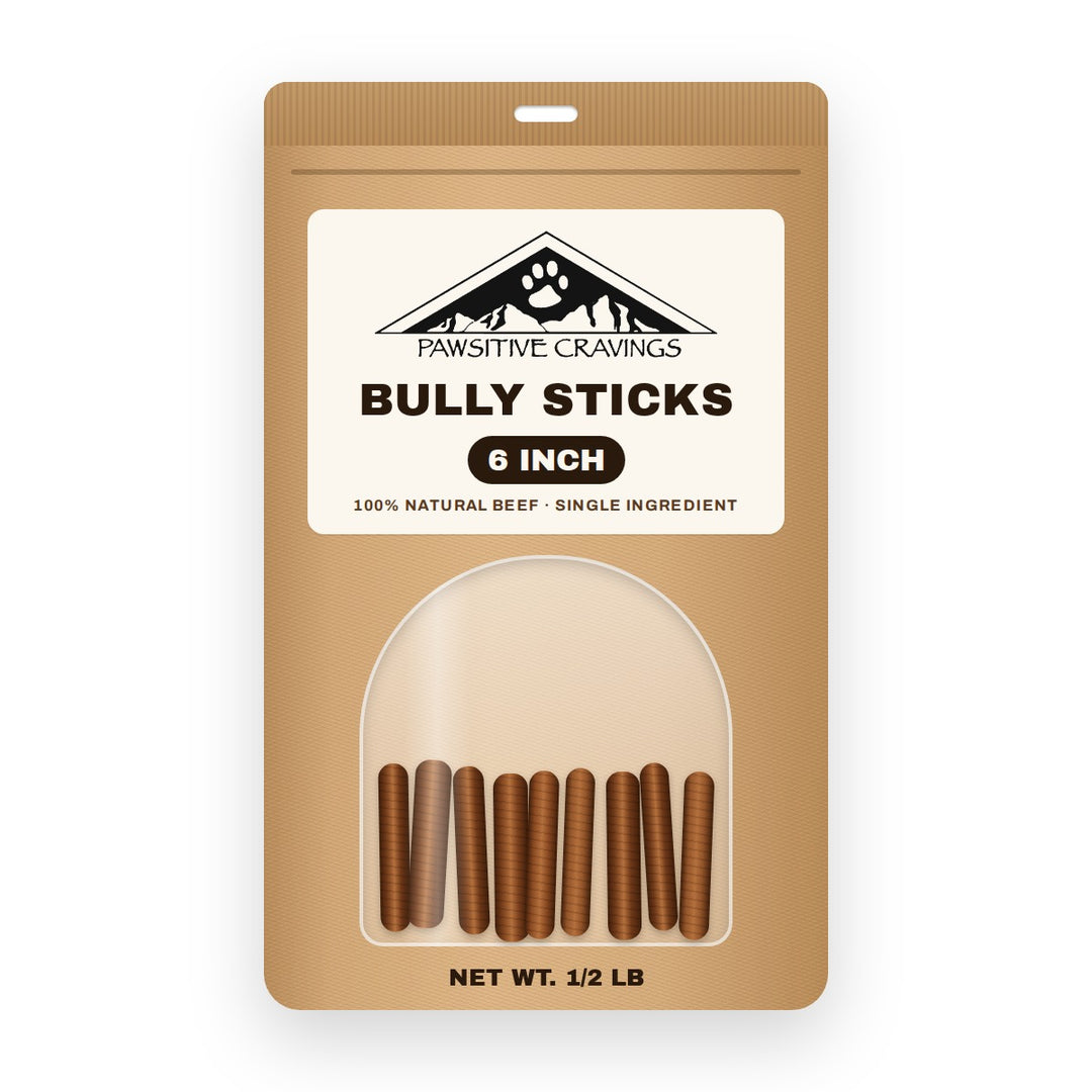 Evergreen Half Pound Bully Stick Bag 6 Inch