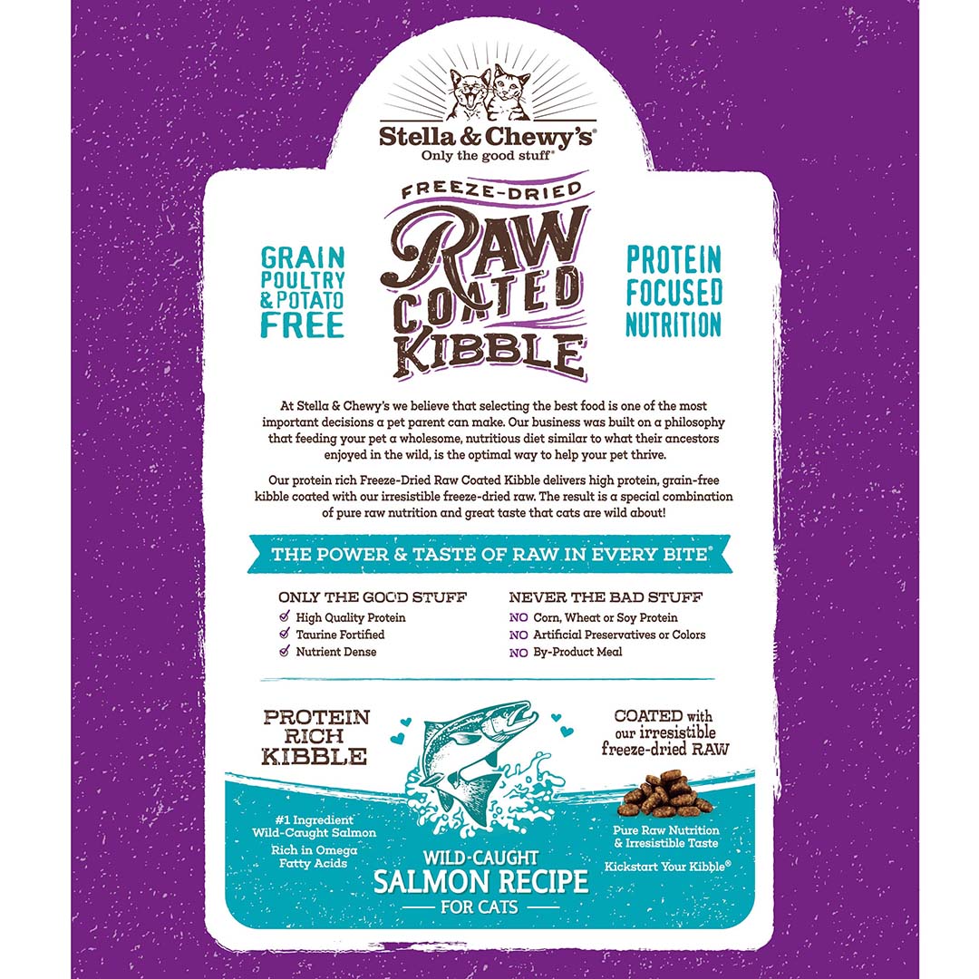 Kibble Raw Coated Salmon - 5 lb
