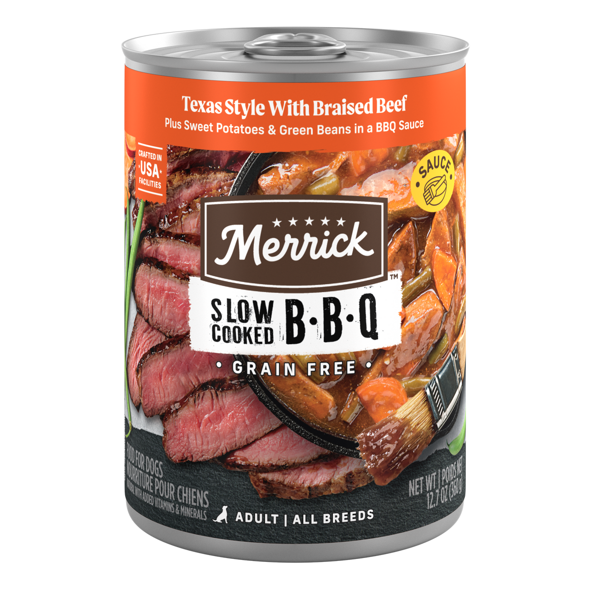 Merrick BBQ Texas Braised Beef 12.7oz