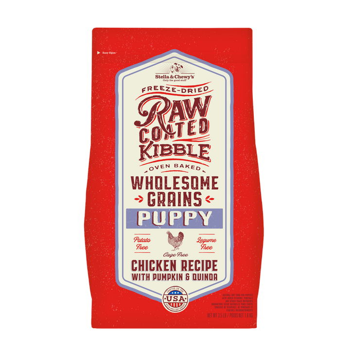 Kibble Raw Coated Wholesome Grains Puppy Chicken - 3.5 lb