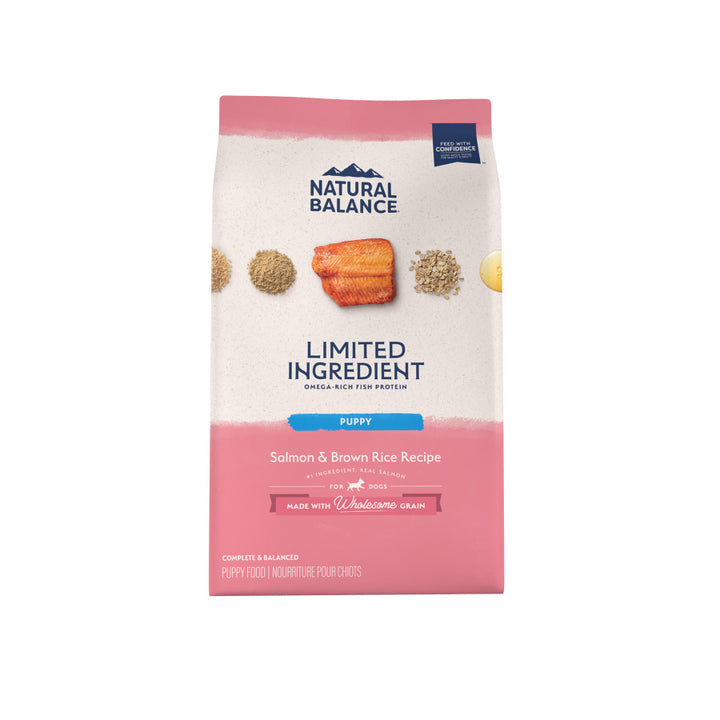Natural Balance L.I.D. Salmon and Brown Rice Puppy Dry Food 24lb