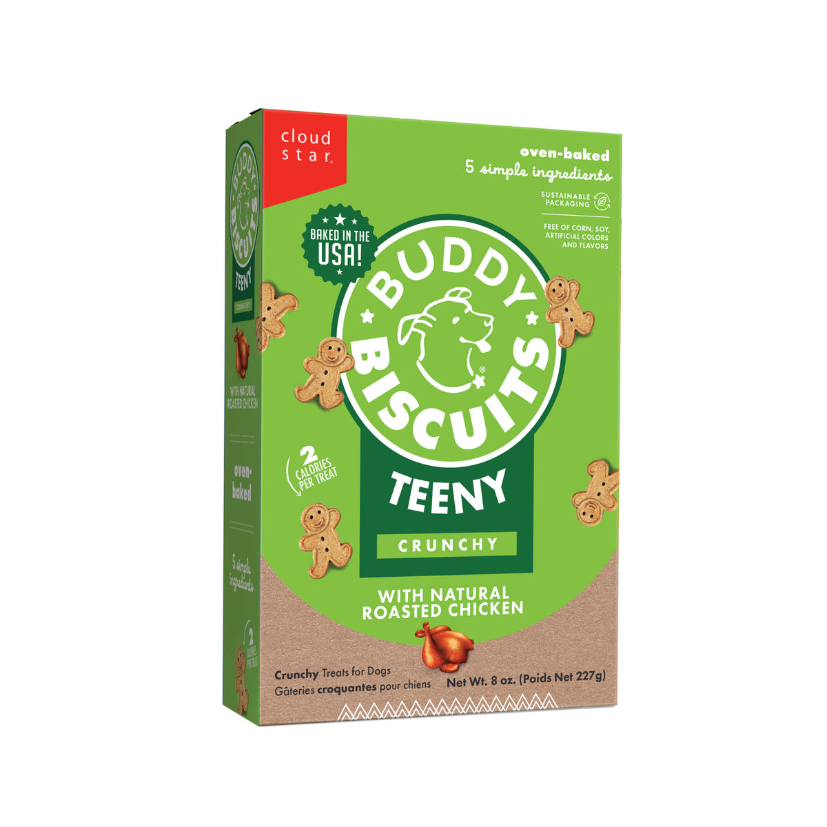Buddy Biscuits Teeny Crunch Roasted Chicken 8 oz