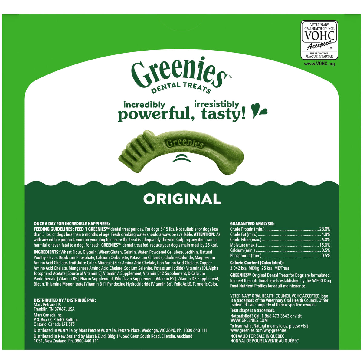 Greenies Original Dental Treats Teenie 36oz