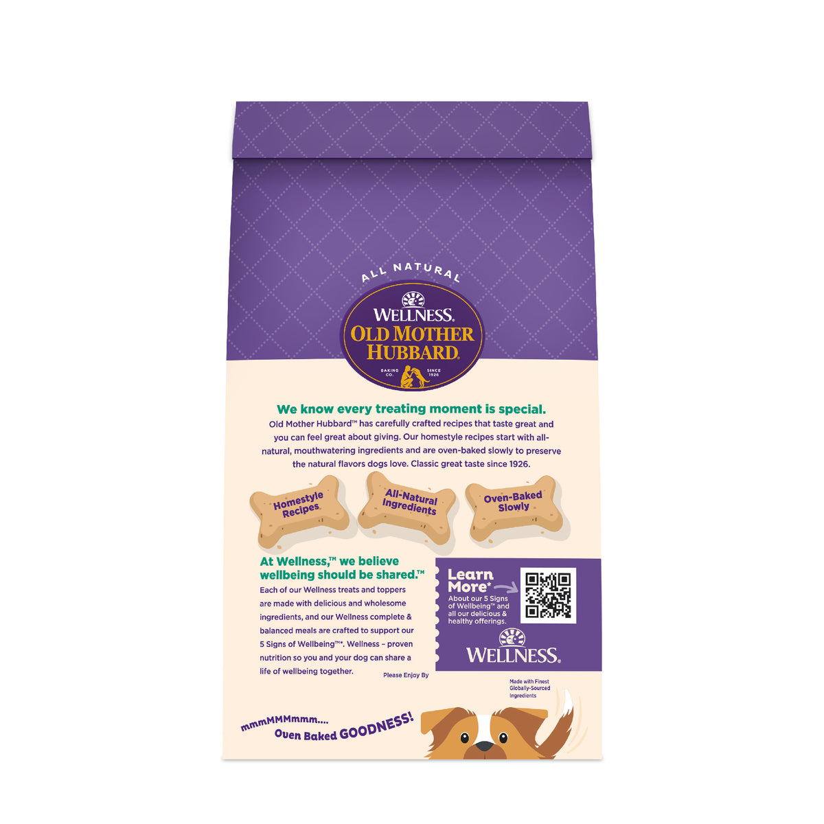 Wellness Old Mother Hubbard Minty Fresh Breath Dog Biscuits, Natural, Training Treats, Spearmint, Parsley, Oats, & Chicken Flavor, Mini Size, (20 Ounce Bag)