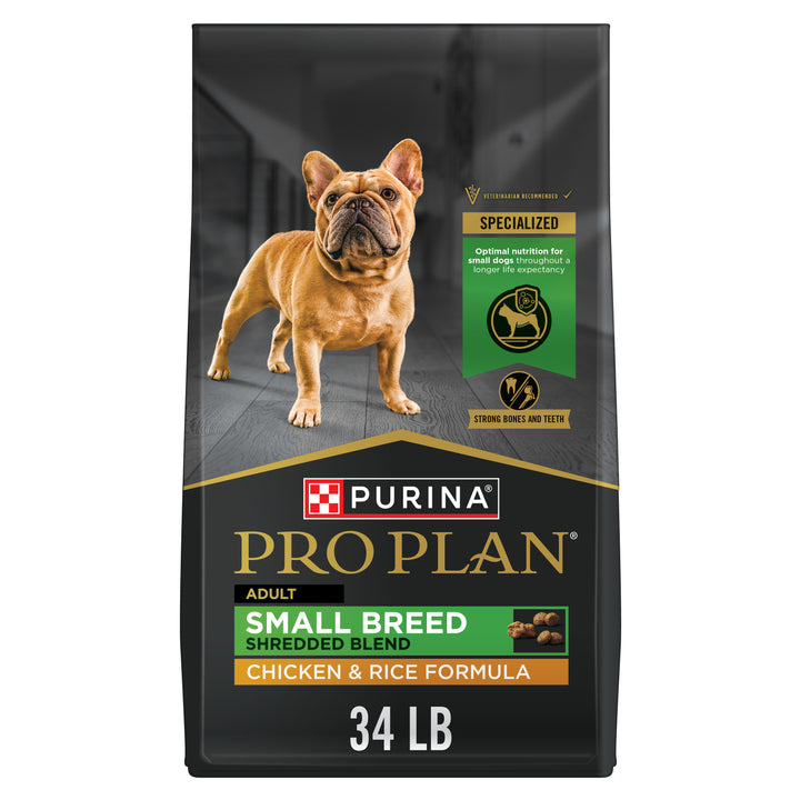 Pro Plan Shredded Blend Chicken Rice Small Breed Dog 34 lb