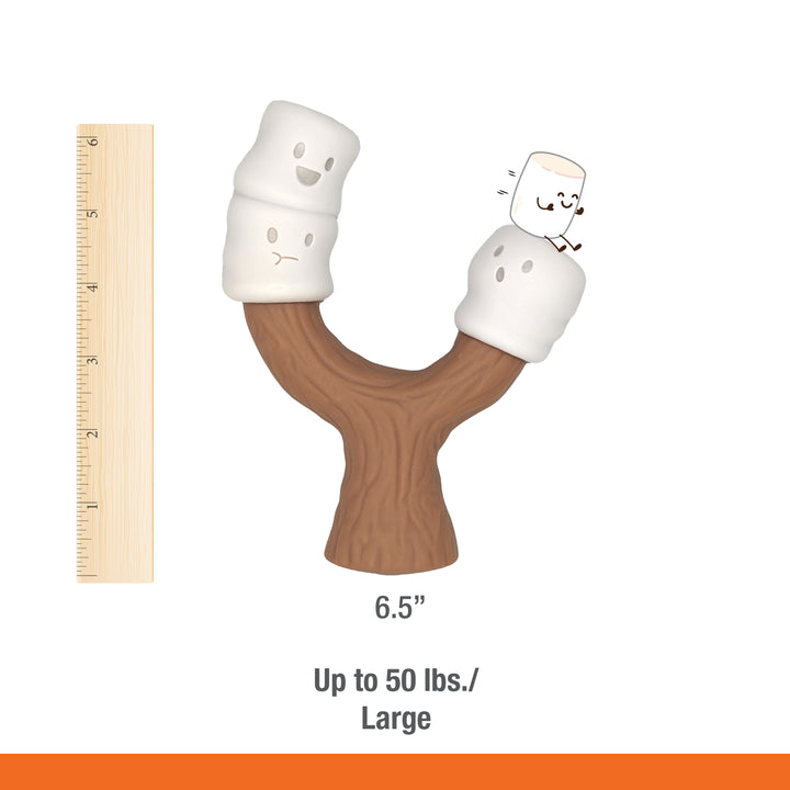 Nylabone Strong Chew Marshmallow Stick Dog Chew Toy Marshmallow &amp; Peanut Butter Large (1 Count)