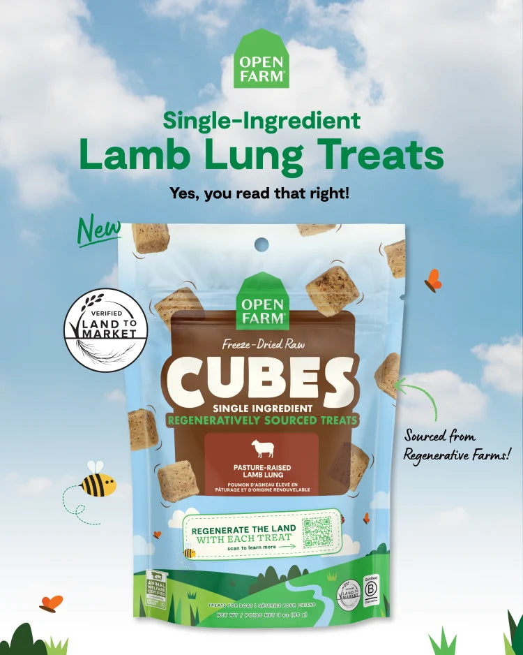 Open Farm FD Raw Regenerative Lamb Lung 3 oz