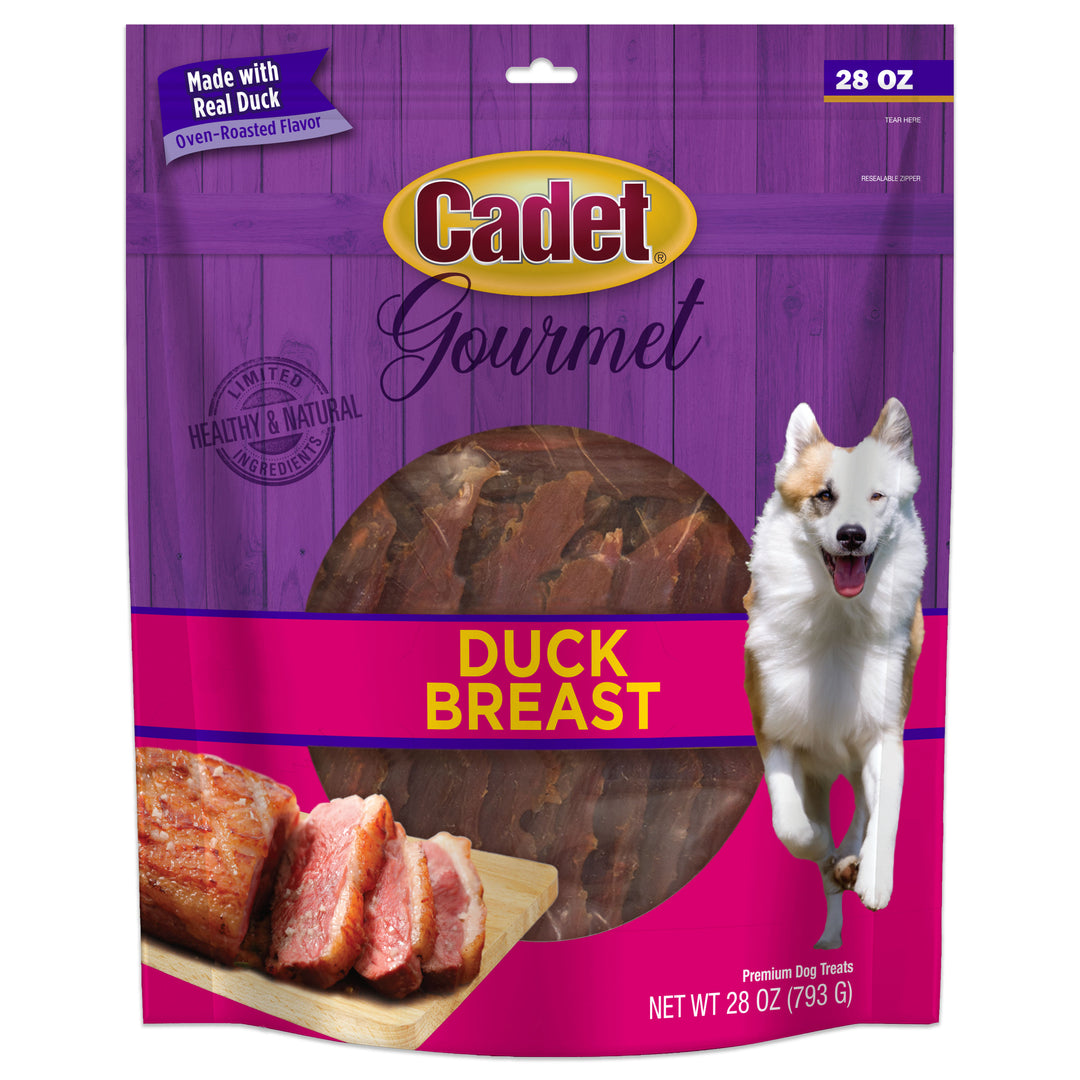 Cadet Gourmet Duck Breast Treats for Dogs 28 Ounce
