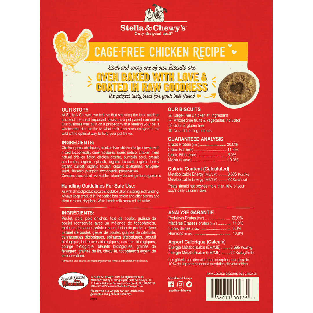 Raw Coated Biscuits Chicken - 9 oz