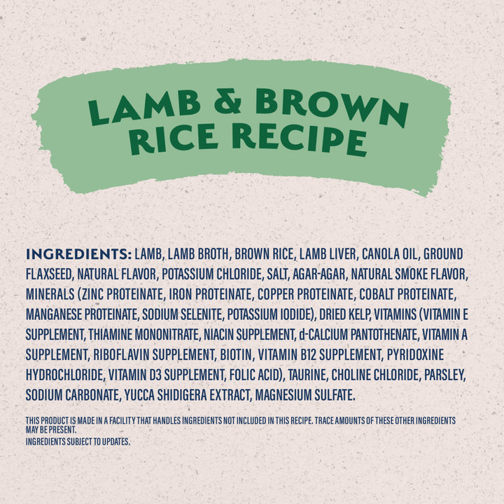 Natural Balance LID Lamb &amp; Brown Rice 13oz can